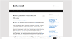 Desktop Screenshot of denkwerkstattblog.net